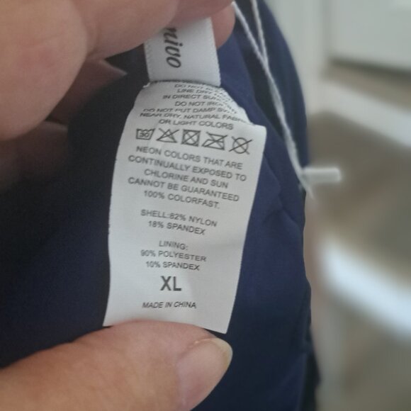 SMISMIVO Modest High Neck Zip Up Back One Piece Bathing Suit  XL NWT - Picture 6 of 6